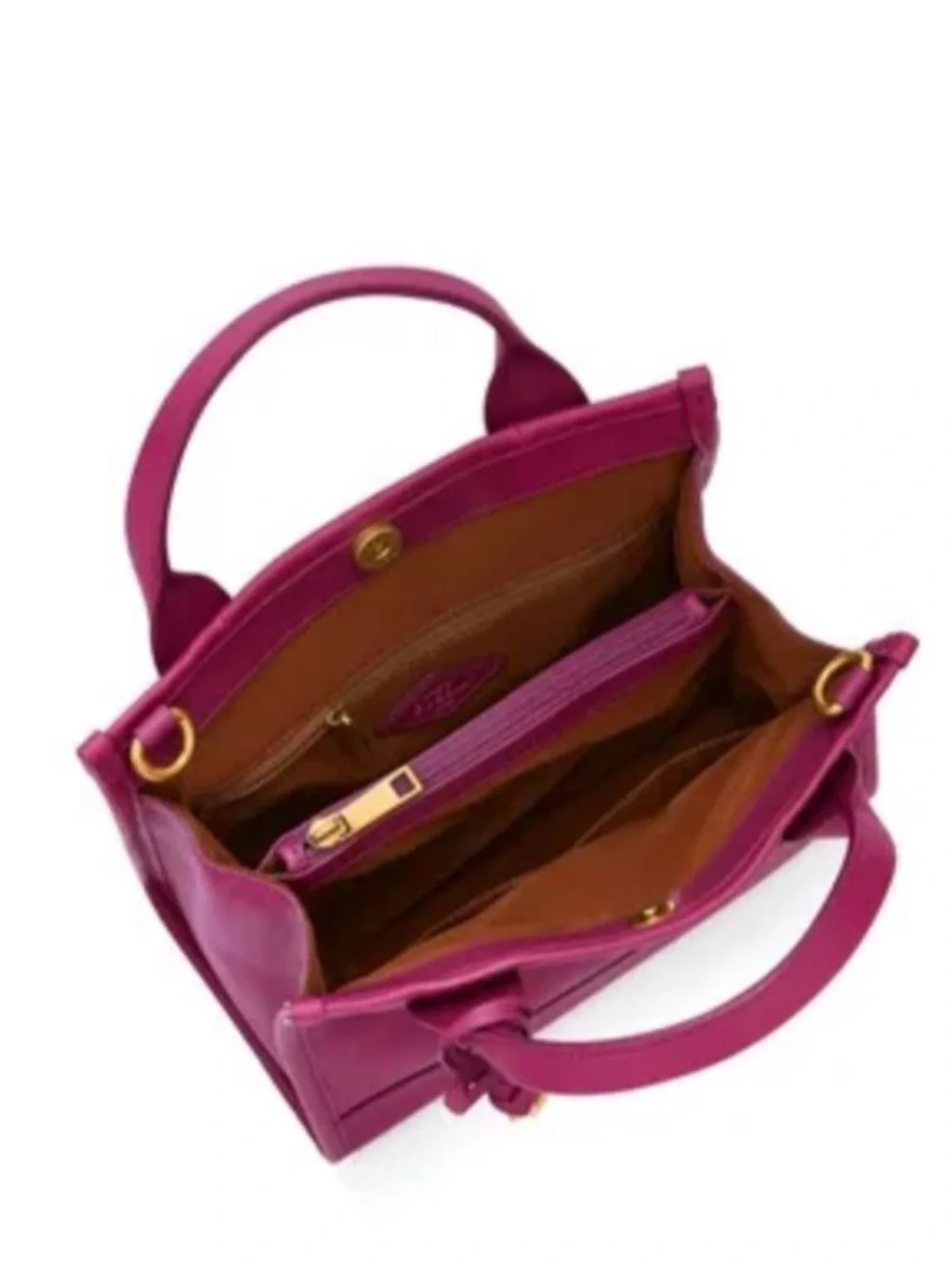 Fossil structured leather